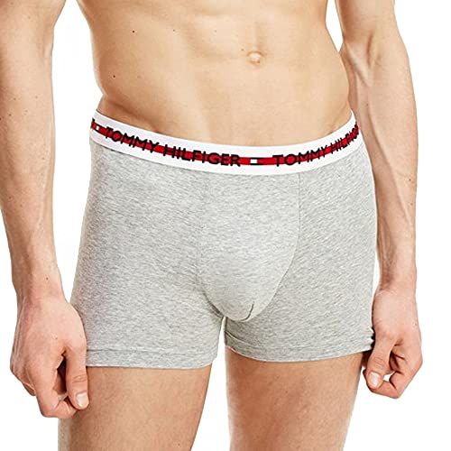 Tommy Hilfiger Herren Trunk Badehose, Mittelgrau meliert, L von Tommy Hilfiger