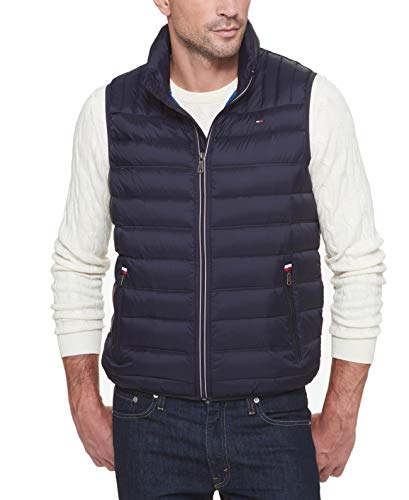 Tommy Hilfiger Herren Ultra Loft Gesteppte Pufferweste Daunenweste, Schwarz, M von Tommy Hilfiger