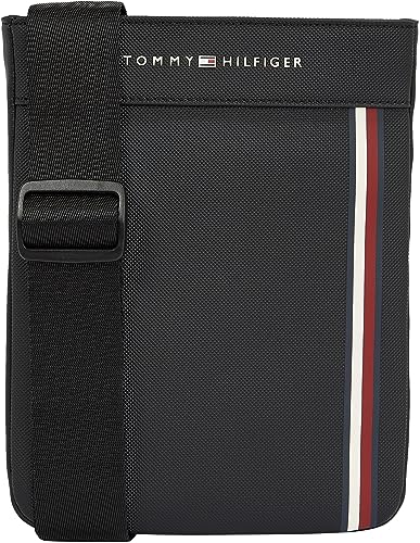 Tommy Hilfiger Herren Umhängetasche Crossover Klein, Schwarz (Black), Onesize von Tommy Hilfiger