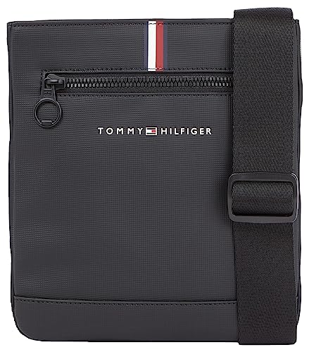 Tommy Hilfiger Herren Umhängetasche Essential Crossover Mittelgroß, Schwarz (Black), Onesize von Tommy Hilfiger