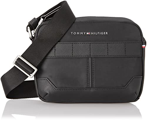 Tommy Hilfiger Herren Umhängetasche TH Elevated Nylon Camera Bag Klein, Schwarz (Black), Einheitsgröße von Tommy Hilfiger