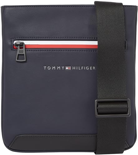 Tommy Hilfiger Herren Umhängetasche Th Ess Corp Mini Crossover Mittelgroß, Blau (Space Blue), Einheitsgröße von Tommy Hilfiger