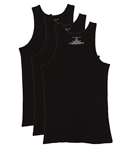 Tommy Hilfiger Herren Unterhemden Multipack Cotton Classics A-Shirts, schwarz, Groß von Tommy Hilfiger