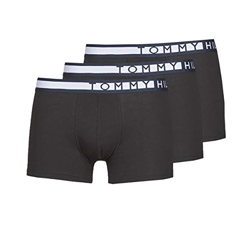 Tommy Hilfiger Herren 3p Trunk Wb Boxershorts, Pvhblack/Pvhblack/Pvhblack, S von Tommy Hilfiger