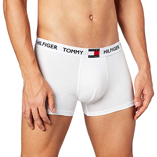 Tommy Hilfiger Herren Trunk 810 Retroshorts, Weiß, S von Tommy Hilfiger