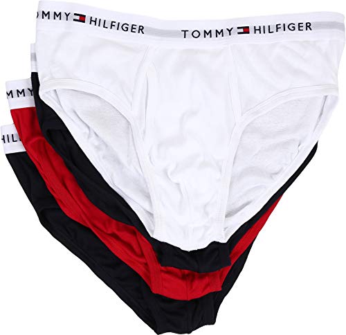 Tommy Hilfiger Herren Unterwäsche Multipack Cotton Classic Slip - Mehrfarbig - Large von Tommy Hilfiger