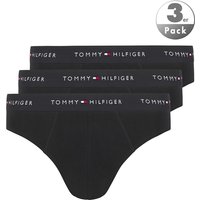 Tommy Hilfiger Herren Slips schwarz Baumwolle & Mix unifarben von Tommy Hilfiger
