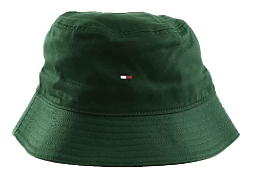 Tommy Hilfiger Herren Essential Flag Bucket AM0AM10336 Hüte, Grün (Hunter), OS von Tommy Hilfiger