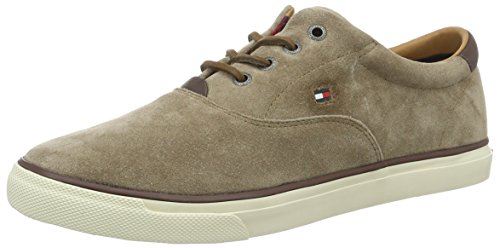 Tommy Hilfiger Herren W2285ILKES 2B Low-Top, Braun (Shitake 012), 40 EU von Tommy Hilfiger