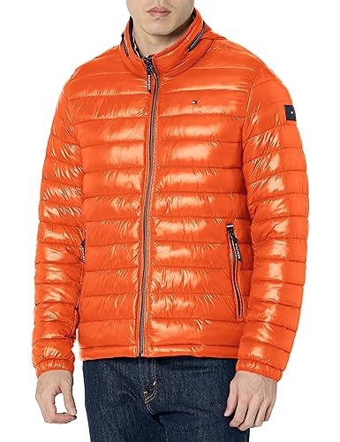 Tommy Hilfiger Herren Water Resistant Ultra Loft Down Alternative Puffer Jacket Jacke, Burnt orange, L Tommy Hilfiger Herren Water Resistant Ultra Loft Down Alternative Puffer Jacket Jacke, Burnt orange, L von Tommy Hilfiger