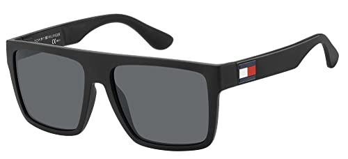 Tommy Hilfiger Unisex Th 1605/s Sunglasses, 003/IR MATT Black, 56 von Tommy Hilfiger