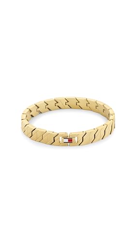 Tommy Hilfiger Herrenschmuck, Gliederarmband mit Faltschließe, klassischer, alltäglicher Stil, modisches Accessoire, Geschenk für Ihn, Standard, Edelstahl, Kein Edelstein von Tommy Hilfiger