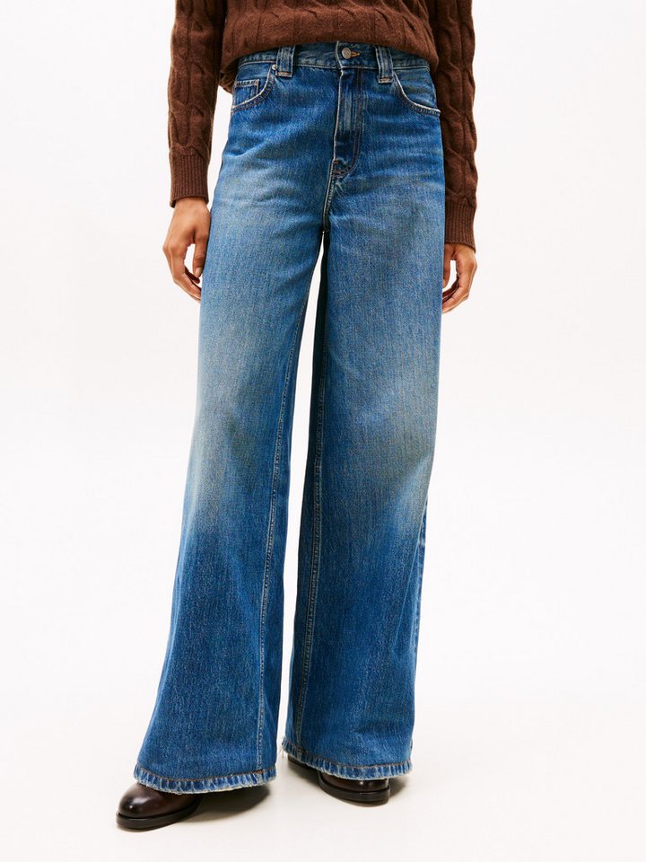 Tommy Hilfiger High-waist-Jeans DNM KRIS 70's WIDE LEG HW von Tommy Hilfiger