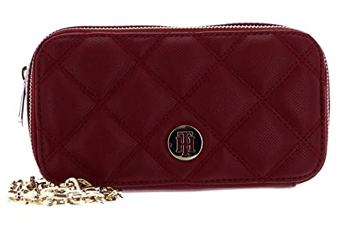 Tommy Hilfiger Damen Honey Mini Chain Crossover Quilt AW0AW10447 Crossovers, Rot (Regatta Red) von Tommy Hilfiger