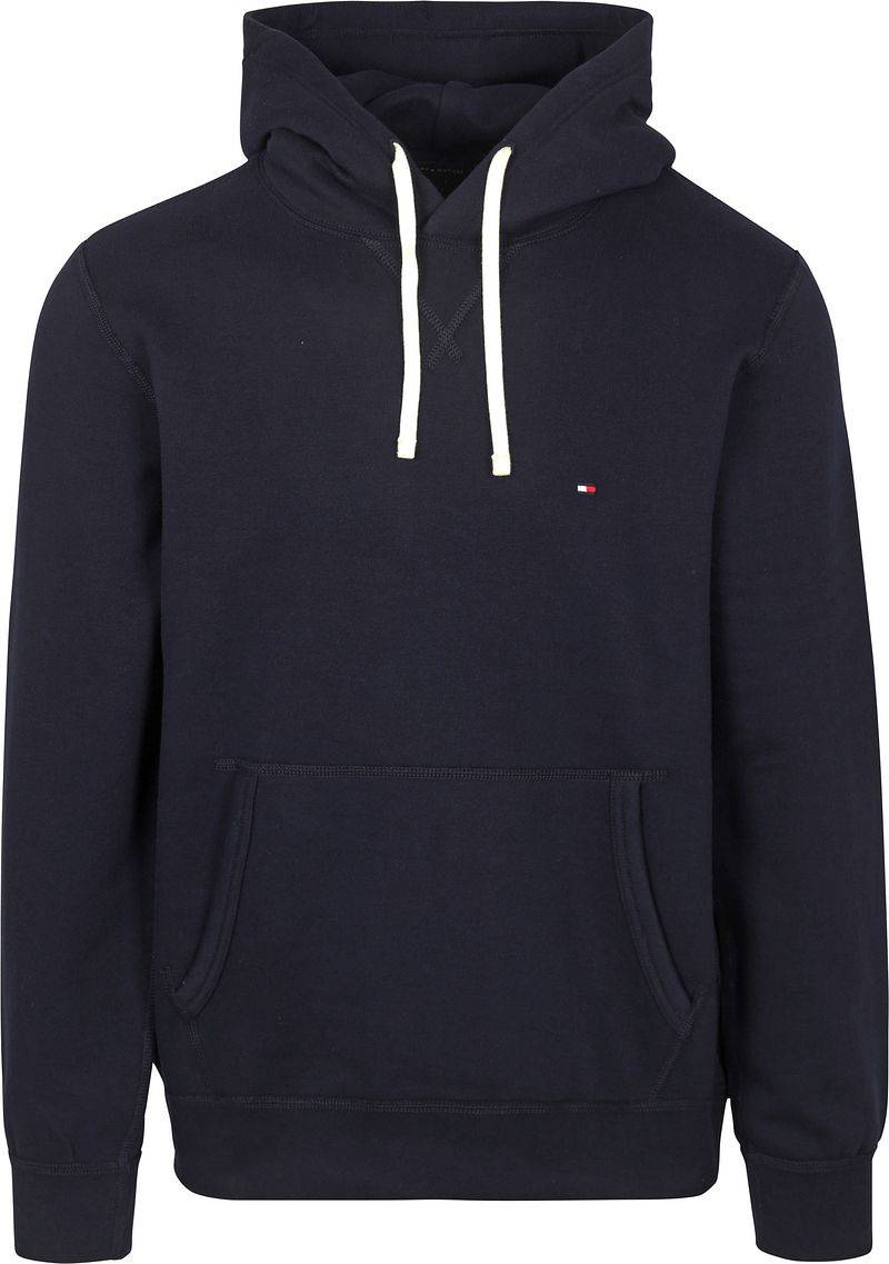 Tommy Hilfiger Hood Essential Small Flag Navy - Größe M von Tommy Hilfiger