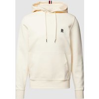 Tommy Hilfiger Hoodie mit Label-Stitching Modell 'MONOGRAM' in Beige, Größe XL von Tommy Hilfiger