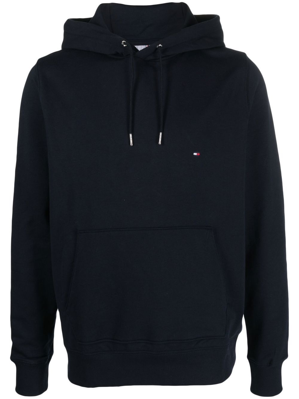 Tommy Hilfiger Hoodie mit Logo-Stickerei - Blau von Tommy Hilfiger