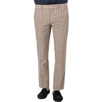 Tommy Hilfiger Herren Chino beige Baumwolle kariert von Tommy Hilfiger