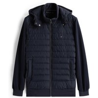 Tommy Hilfiger Hybride Stepp-Sweatjacke mit abnehmbarer Kapuze in XXL von Tommy Hilfiger