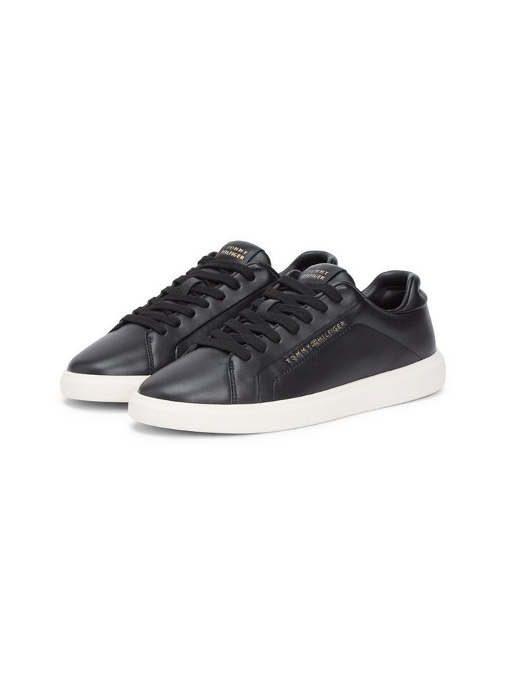 Tommy Hilfiger ICON COURT LIGHT WEIGHT SHINNY Plateausneaker Freizeitschuh, Halbschuh, Schnürer mit TH-Logo - klein ausfallend von Tommy Hilfiger