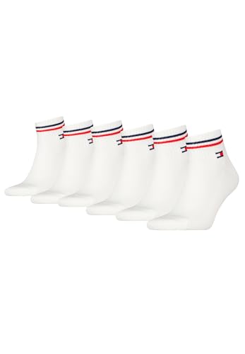 TOMMY HILFIGER Iconic Quarter Socken weiß 300 2er Pack 47-49 von Tommy Hilfiger