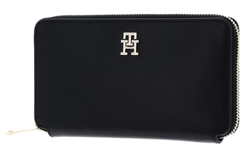 Tommy Hilfiger Iconic Tommy Large Zip Around Wallet Black von Tommy Hilfiger