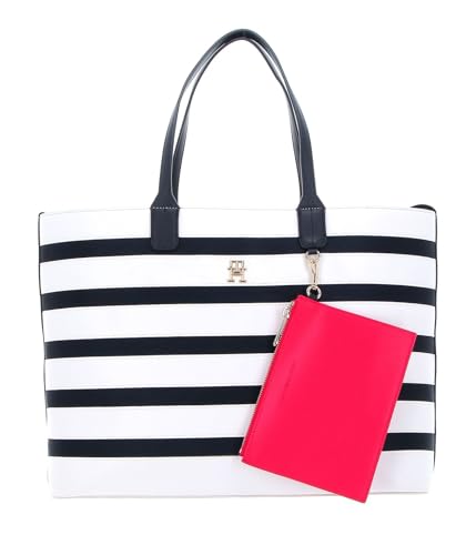Tommy Hilfiger Iconic Tommy Tote Stripes Breton Stripes Mix von Tommy Hilfiger