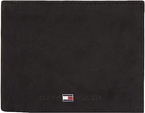 Tommy Hilfiger Herren Portemonnaie Johnson mit Münzfach, Schwarz (Black), Einheitsgröße von Tommy Hilfiger