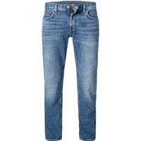 Tommy Hilfiger Herren Jeans blau Baumwoll-Stretch Straight Fit von Tommy Hilfiger