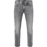 Tommy Hilfiger Herren Jeans grau Baumwolle Slim Fit von Tommy Hilfiger