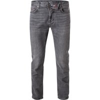 Tommy Hilfiger Herren Jeans grau Baumwolle Slim Fit von Tommy Hilfiger