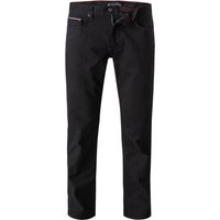 Tommy Hilfiger Herren Jeans schwarz Baumwoll-Stretch Straight Fit von Tommy Hilfiger