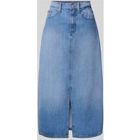 Tommy Hilfiger Jeansrock im 5-Pocket-Design in Jeansblau, Größe 44 von Tommy Hilfiger