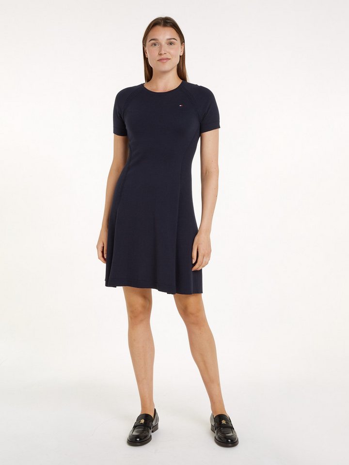 Tommy Hilfiger Jerseykleid CO JERSEY STITCH F&F DRESS mit Logostickerei auf der Brust von Tommy Hilfiger