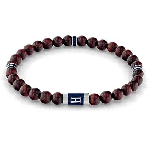 Tommy Hilfiger Jewelry Armband für Herren aus Holzperlen Braune Farbe - 2790324 von Tommy Hilfiger