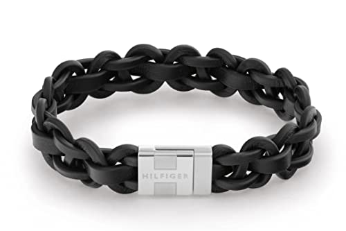 Tommy Hilfiger Jewelry Armband für Herren aus Leder Schwarz - 2790372 von Tommy Hilfiger