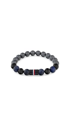 Tommy Hilfiger Jewelry Armband mit Schmuckperlen für Herren mit Sodalith-, Hämatit- und Schwarzem Onyx-Steinen - 2790630 Tommy Hilfiger Jewelry Armband mit Schmuckperlen für Herren mit Sodalith-, Hämatit- und Schwarzem Onyx-Steinen - 2790630 von Tommy Hilfiger