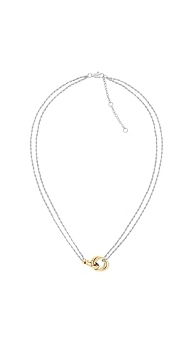 Tommy Hilfiger Jewelry Doppelte Ketten-Halskette für Damen aus Bicolor-Edelstahl mit einem Nautischen Knoten - 2780989 von Tommy Hilfiger