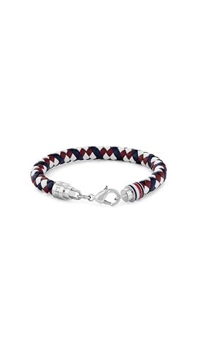 Tommy Hilfiger Jewelry Geflochtenes Lederarmband für Herren Rot, Weiss und Blau - 2790633 Tommy Hilfiger Jewelry Geflochtenes Lederarmband für Herren Rot, Weiss und Blau - 2790633 von Tommy Hilfiger