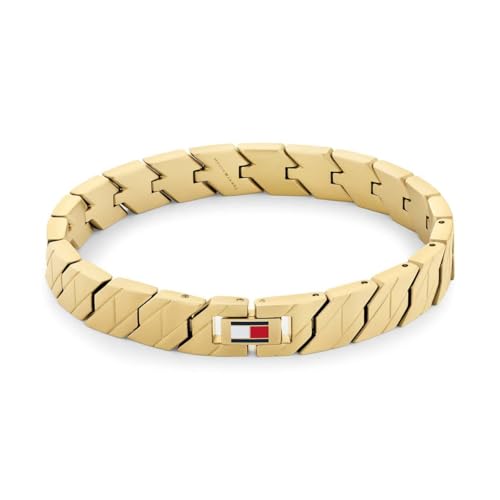 Tommy Hilfiger Jewelry Gliederarmband für Herren in Gelbgold mit der Ikonischen Flagge - 2790620 von Tommy Hilfiger