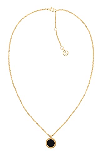 Tommy Hilfiger Jewelry Halskette mit Anhänger für Damen in Gelbgold mit Schwarzem Onyx - 2780656 Tommy Hilfiger Jewelry Halskette mit Anhänger für Damen in Gelbgold mit Schwarzem Onyx - 2780656 von Tommy Hilfiger
