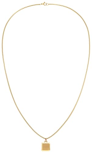 Tommy Hilfiger Jewelry Halskette für Herren aus Gelbgold mit einem Quadratischen Anhänger - 2790544 von Tommy Hilfiger