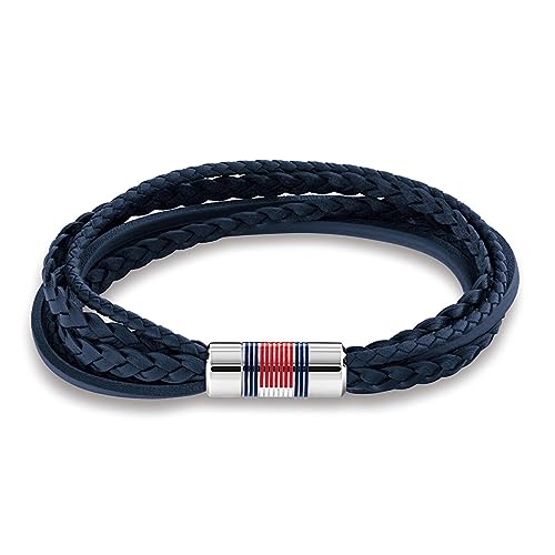 Tommy Hilfiger Jewelry Lederarmband für Herren Marinblaues - 2790427 von Tommy Hilfiger