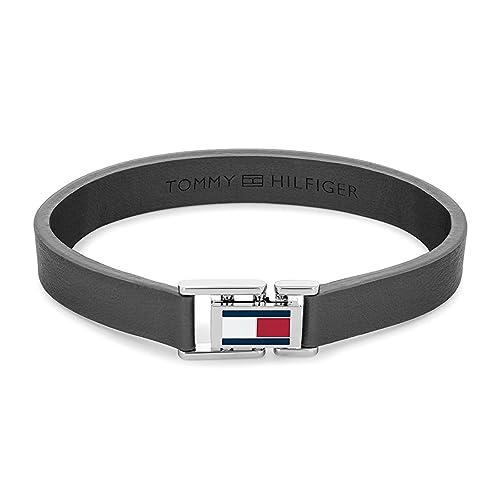 Tommy Hilfiger Jewelry Lederarmband für Herren Grau - 2790428 von Tommy Hilfiger