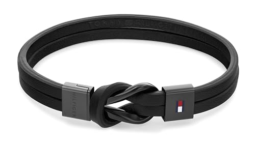 Tommy Hilfiger Jewelry Lederarmband für Herren Schwarze Farbe - 2790442 von Tommy Hilfiger