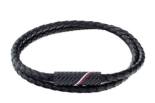 Tommy Hilfiger Jewelry Kordelarmband für Herren aus Leder Schwarz - 2790469 von Tommy Hilfiger