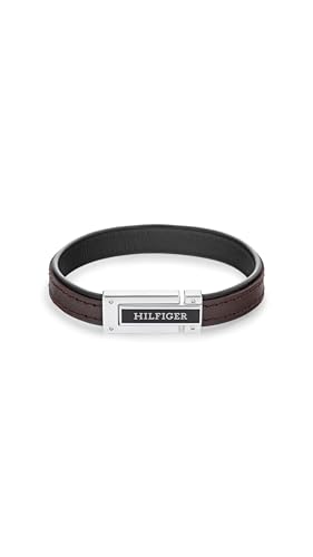 Tommy Hilfiger Jewelry Lederarmband für Herren Farben Schwarz und Braun - 2790559 von Tommy Hilfiger