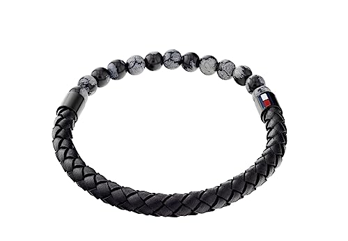 Tommy Hilfiger Jewelry Lederarmband für Herren aus Leder Schwarz - 2790473 von Tommy Hilfiger