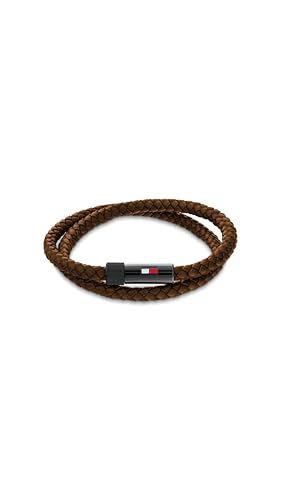 Tommy Hilfiger Jewelry Lederarmband für Herren verfügt über einen Magnetverschluss von Tommy Hilfiger