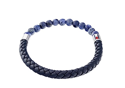 Tommy Hilfiger Jewelry armband für Herren aus Leder Marinblaues - 2790475 von Tommy Hilfiger